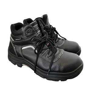 Skechers Mens Burgin Tarlac Steel Toe Work Boots Black Size 9 Puncture Resistant